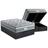 Cama Box Baú King: Colchão Molas Ensacadas Probel MasterPocket  ProDormir Evolution + Base CRC Suede Gray(193x203)