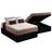 Cama Box Baú Queen: Colchão Espuma Anjos D28 / AG65 Star Pillow Top + Base CRC Suede Black(158x198)