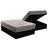 Cama Box Baú Queen: Colchão Espuma Paropas D45 / EP Confort Mega Firme + Base CRC Suede Black(158x198)