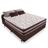 Cama Box Casal + Colchão De Molas Prime Colchões Classic Superlastic 138x188x64 Marrom