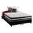 Cama Box Queen: Colchão Molas Anjos Superlastic Classic + Base CRC Suede Black(158x198)