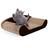 Cama Cat Scratcher HALOVIE, tamanho grande, 50x23x13cm, papelão