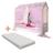 Cama Montessoriana Solteiro Rose Com Led Voal Rosa E Colchão Jhulia Divaloto