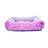 Caminha Cama Cachorro Gato Tam. M Com Zíper 60cm x 60cm Pet Dog Rosa