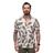 Camisa Flores Manga Curta Masculina Viscose Leve Praia