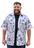 Camisa Social Estampada Floral Adulto Masculina 