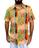 Camisa Social Estampada Floral Adulto Masculina 