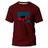 Camiseta Algodão Premium Estampa Digital Carro Vermelho