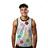 Camiseta Algodão Regata Verão Estilo Moda Praia Emojis Reações Colorido Color 453