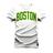 Camiseta Boston Plus Size Grande Confortável Estampa Dtf Premium