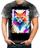 Camiseta Desgaste de Gatinho Colorido Neon Vetor 8