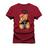 Camiseta Estampada Malha Premium T-Shirt Urso Hellop