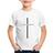 Camiseta Infantil Jesus Cristo em Cruz - Foca na Moda