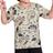 Camiseta Infantil Menino Alakazoo MC Dino Bege - 39967Q95