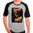 Camiseta Masculina Raglan Cinza Sr Madruga Chaves Desenho 01