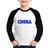 Camiseta Raglan Infantil Chega Manga Longa - Foca na Moda