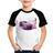 Camiseta Raglan Infantil Lava Jato Carro Roxo - Foca na Moda