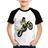 Camiseta Raglan Infantil Motocross Jump - Foca na Moda