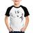 Camiseta Raglan Infantil Mulher Cantando - Foca na Moda