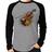 Camiseta Raglan Violino Watercolor Manga Longa - Foca na Moda