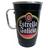 Caneca Alumínio Térmica Chopp Preta Cerveja Estrella Galicia