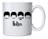 Caneca Branca Bandas De Rock The Beatles Logo Integrantes