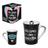 Caneca De Cerâmica Muddy Conexão Love 300Ml - Wellmix