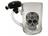 Caneca De Vidro 400Ml Campainha Milk Estampa Caveira Pirata