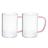 Caneca De Vidro C/Alça Fun Rosa CJ 2 (unidades) 320ml Wolff