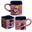 Caneca Naruto Sasuke Sakura Time Sete 7 3D Cubo Quadrada Cerâmica 300ml Oficial VIZ - Zona Criativa