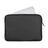 Capa Sleeve Macbook 16" iPlace, Pampas, Couro Preto