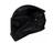 Capacete Asx City Monocolor Solid Preto Brilho