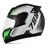 Capacete de Moto Evolution 788 G6 Pro Series Verde Tamanho 56 ABS Viseira Cristal CAP-643VD Pro Tork