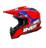 Capacete ims (off-road) army vermelho/azul-58