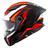 Capacete Masculino Axxis Panther Thorn Vermelho Oculos Moto