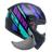 Capacete Moto Fechado Fly Drive 2 Atitude Roxo Mais Viseira Fumê Escura