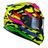 Capacete Norisk Strada Commando - Amarelo/Azul - 56 (P)