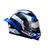 Capacete Racer1 Rc1 Icone Branco Preto Azul