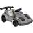 Carrinho De Kart Infantil Elétrico Corrida 6V Bel - Cinza