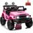 Carrinho Elétrico Infantil Carro Motorizado Mini Toyota FJ Cruiser 12v Rosa Suspensão Off-Road a Bateria - Car Kids