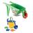 Carriola Infantil com Kit Praia Samba Toys Ref.0082 Verde