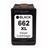 Cartucho de tinta compativel com/hp 662xl preto 662 662 xl 2515 2516 3515 35106 black compativel