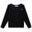 Casaco Cardigan Casaqueto Infantil Menina Tricô Preto Milon