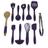 Chef Craft Premium Ferramenta de Cozinha de Silicone e Conjunto de Utensílios, 11 Peça, Roxo