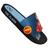 Chinelo Grendene Slide Liga da Justica Action Azul/Preto