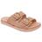 Chinelo Papete Feminino Flat Brilho de Fivela Terra E Água