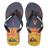 Chinelo Quiksilver Molokai Worldblock Volley Azul e Laranja