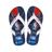 Chinelo Rider Infantil Street Nba Azul Vermelho e Branco