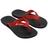 Chinelo Rider Street Preto/Vermelho - Masculino