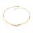 Choker Rommanel Ondulada Elegante Banhada A Ouro 18k 532452